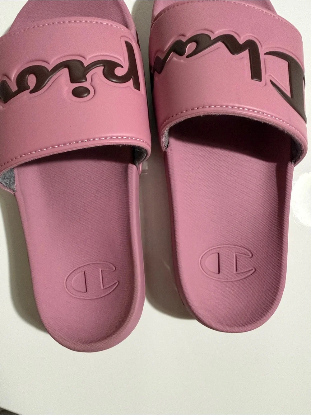 Champion women Pink Slide Sandals Sz 8